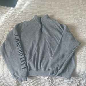 Taylor Swift Gray Eras Tour Quarter Zip